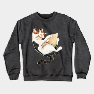 iPad Artist Cat Crewneck Sweatshirt